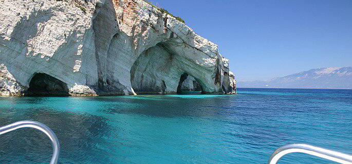 Shipwrech & Blue Caves Zante , Seascpe Travel