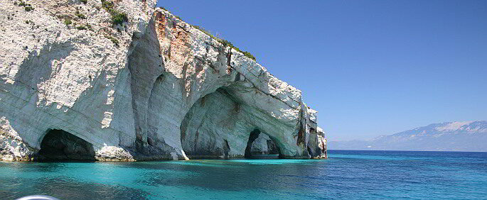 Shipwrech & Blue Caves Zante , Seascpe Travel