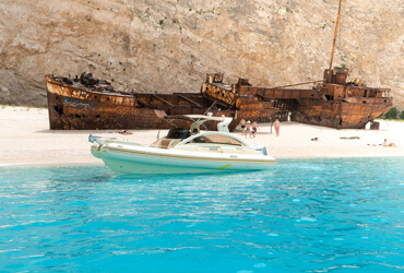 shipwreck blue caves zakynthos cruise