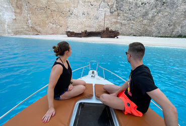 shipwreck blue caves zakynthos cruise